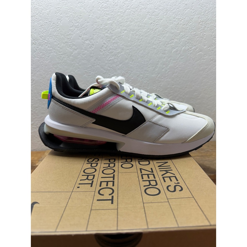 Nike Air Max Pre-Day White Pure Platinum Volt DZ4399-100 Mens 10 Womens 11.5 - Picture 2 of 9
